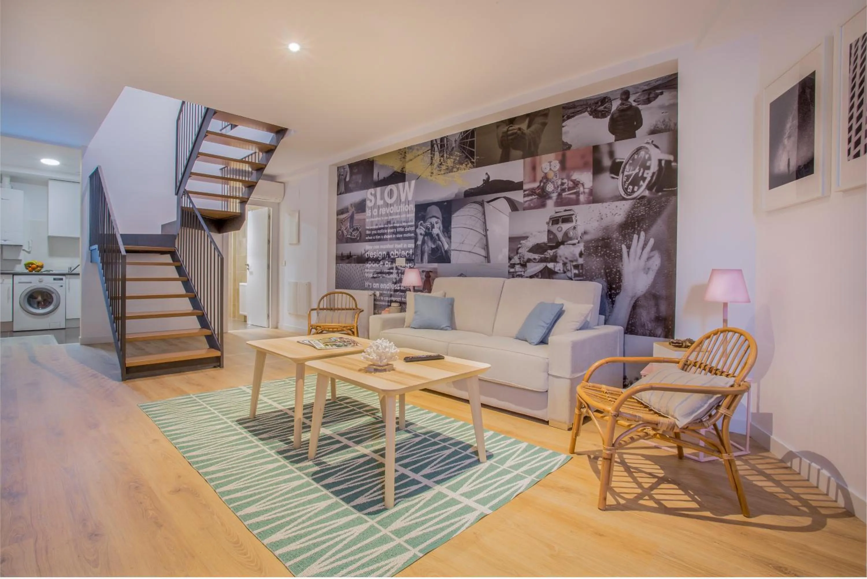 Living room in Slow Suites Luchana