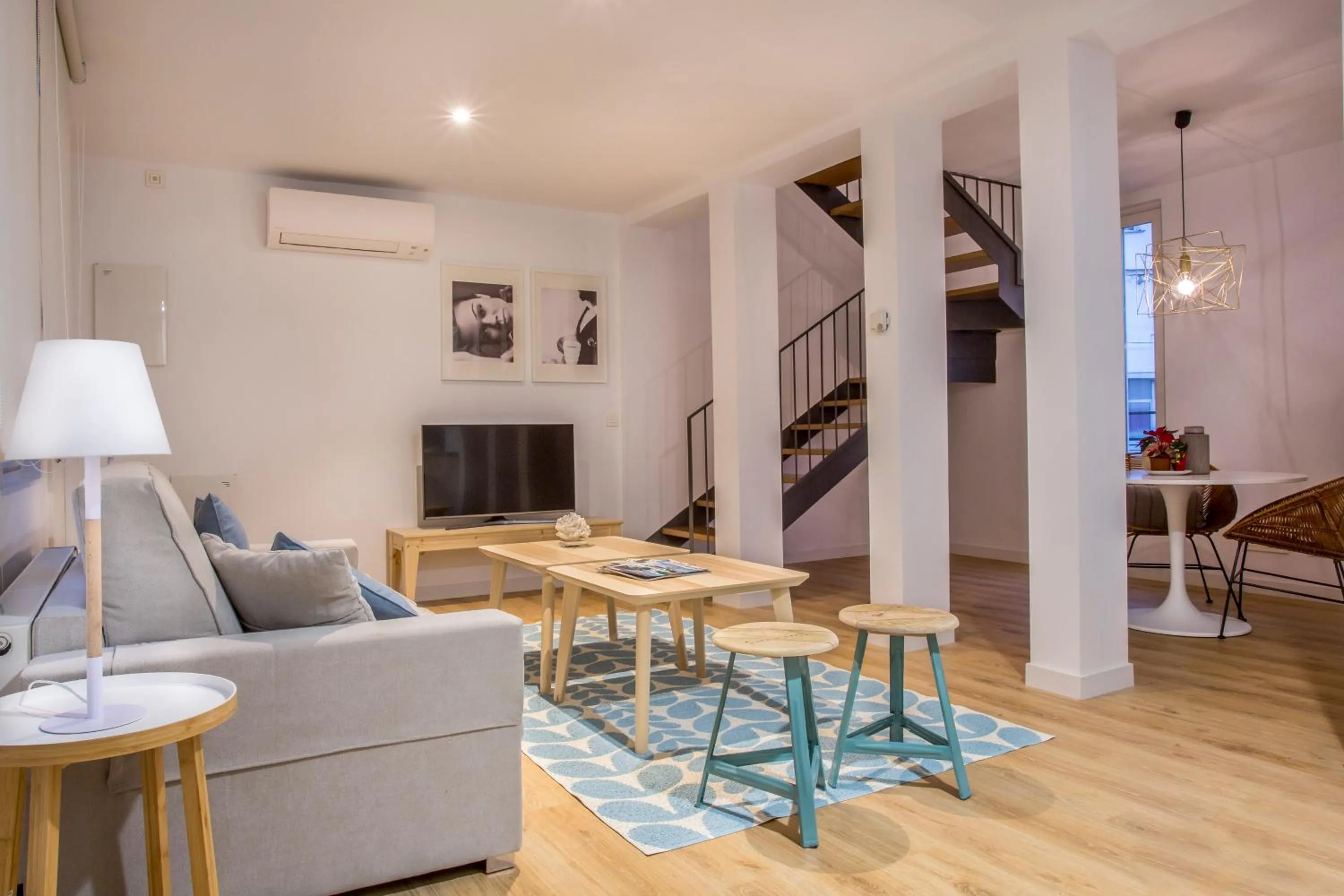 Living room in Slow Suites Luchana