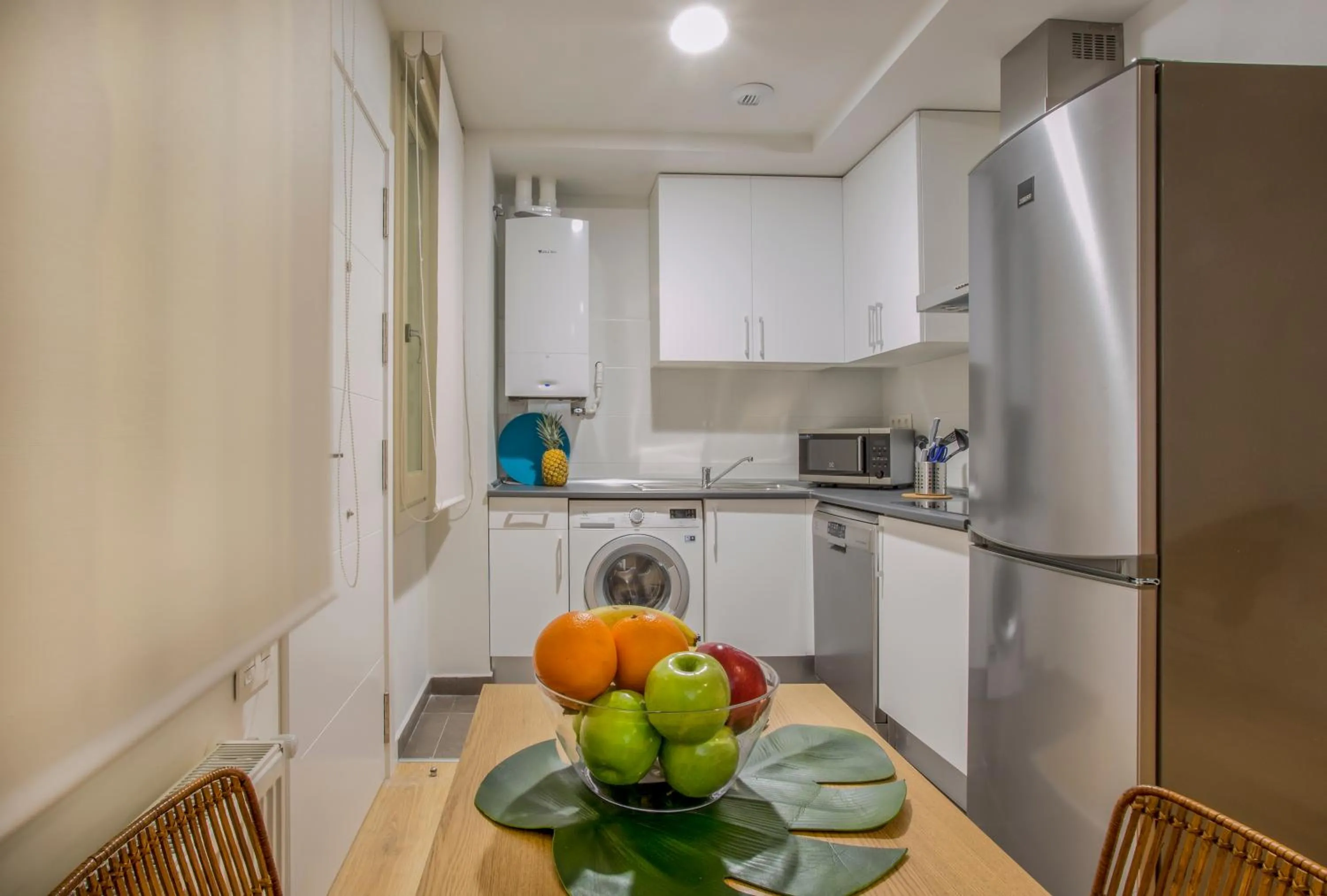 Kitchen or kitchenette in Slow Suites Luchana