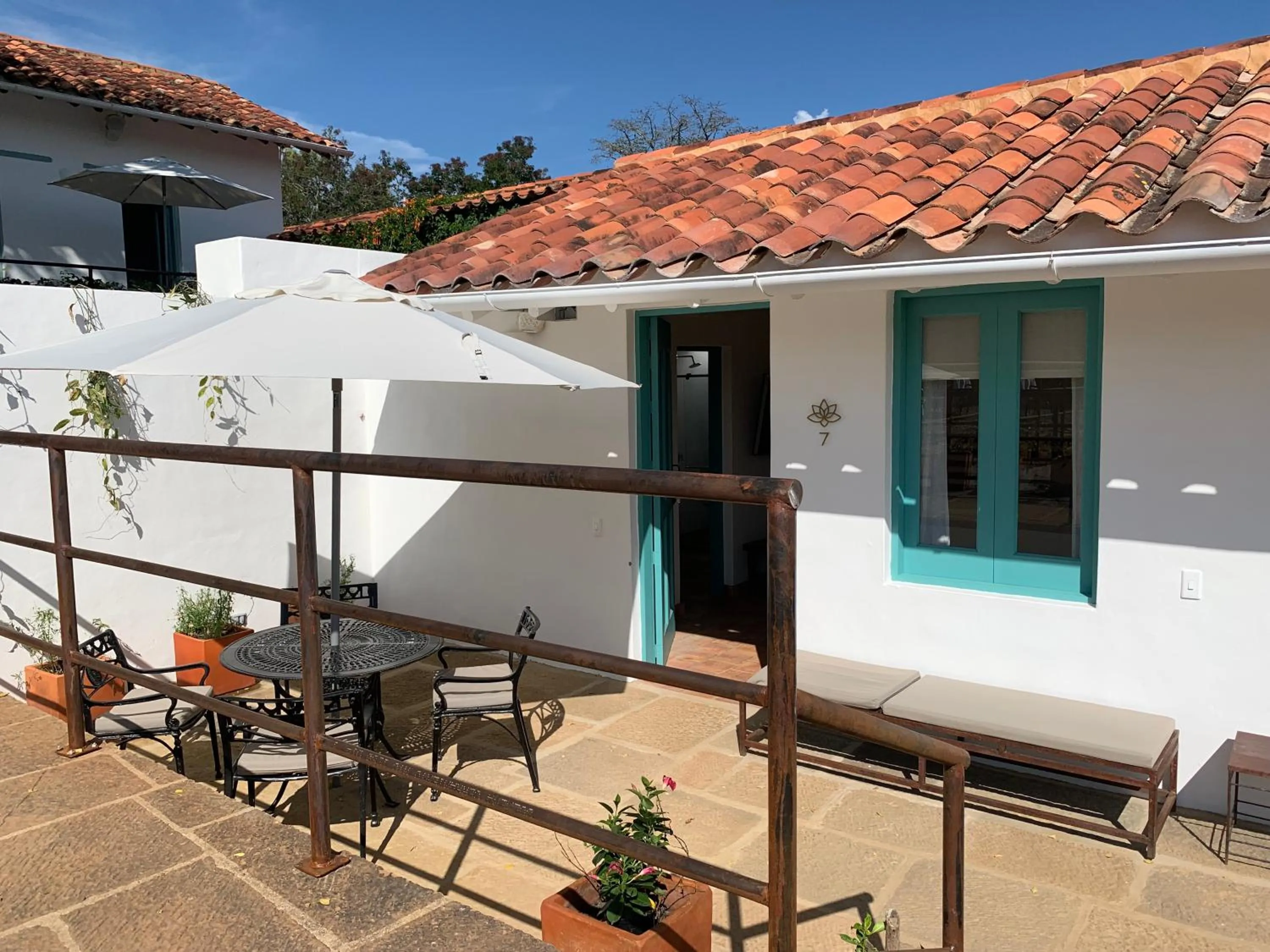 Balcony/Terrace in Casa Barichara Boutique