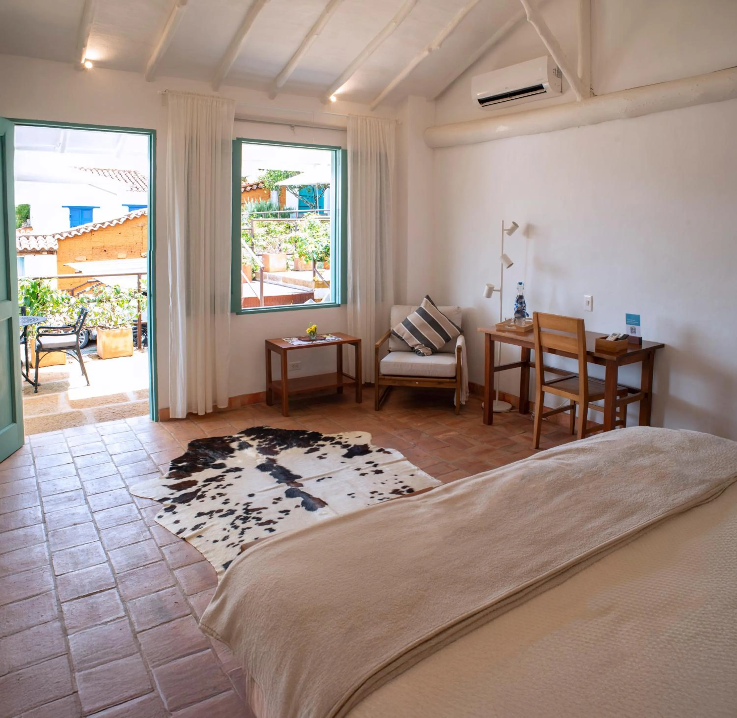 Bed in Casa Barichara Boutique