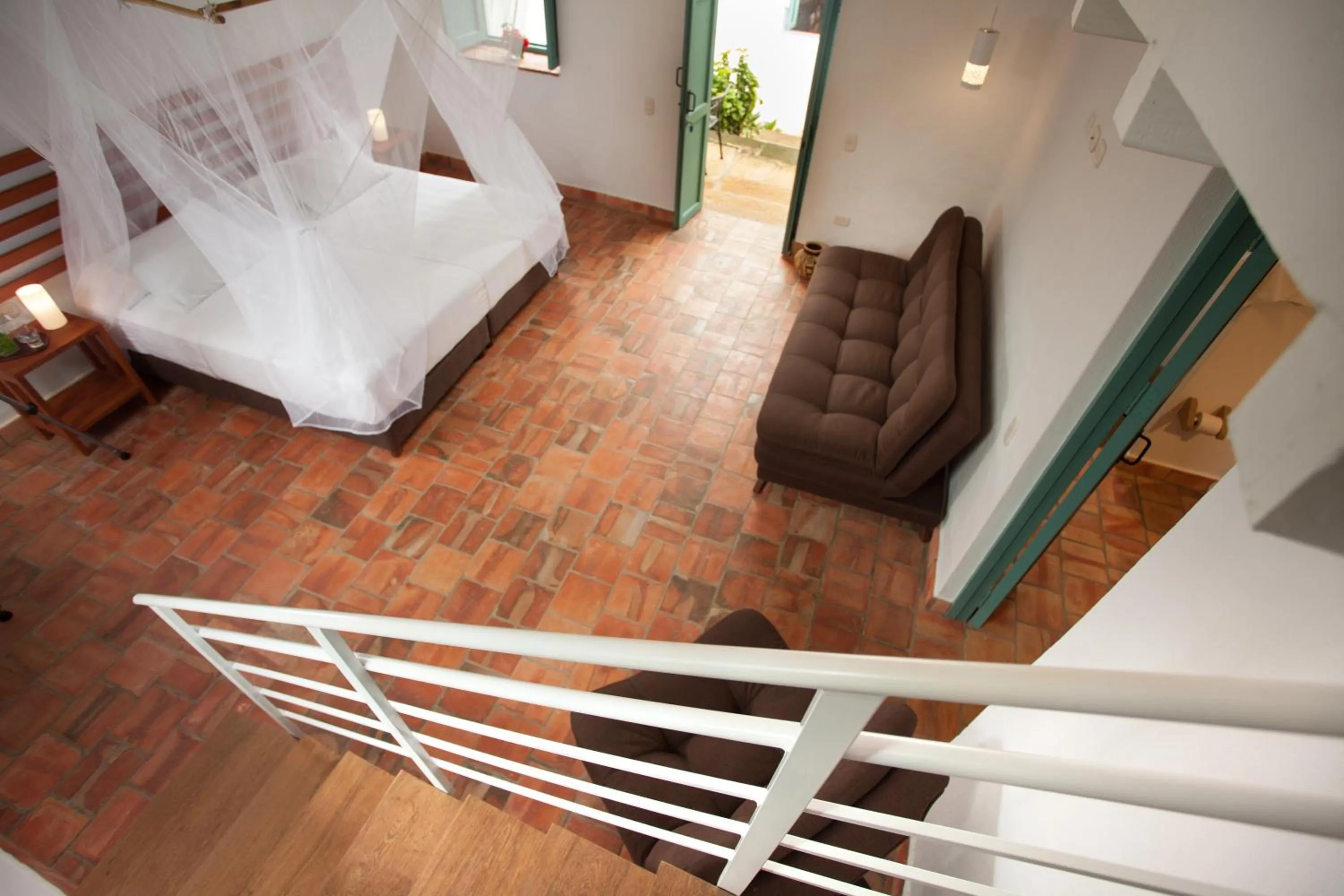 Bedroom, Bed in Casa Barichara Boutique