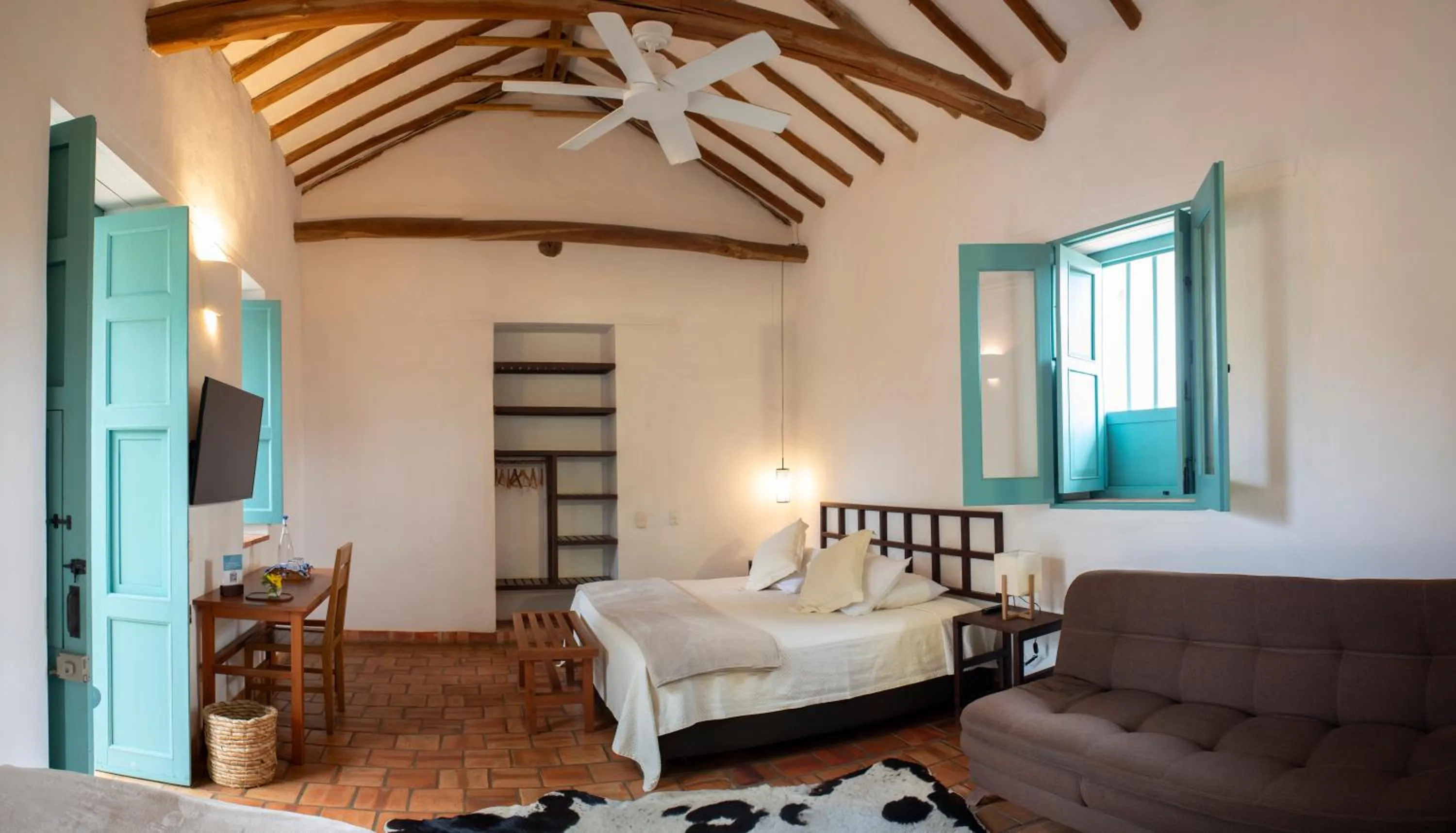 Bed in Casa Barichara Boutique