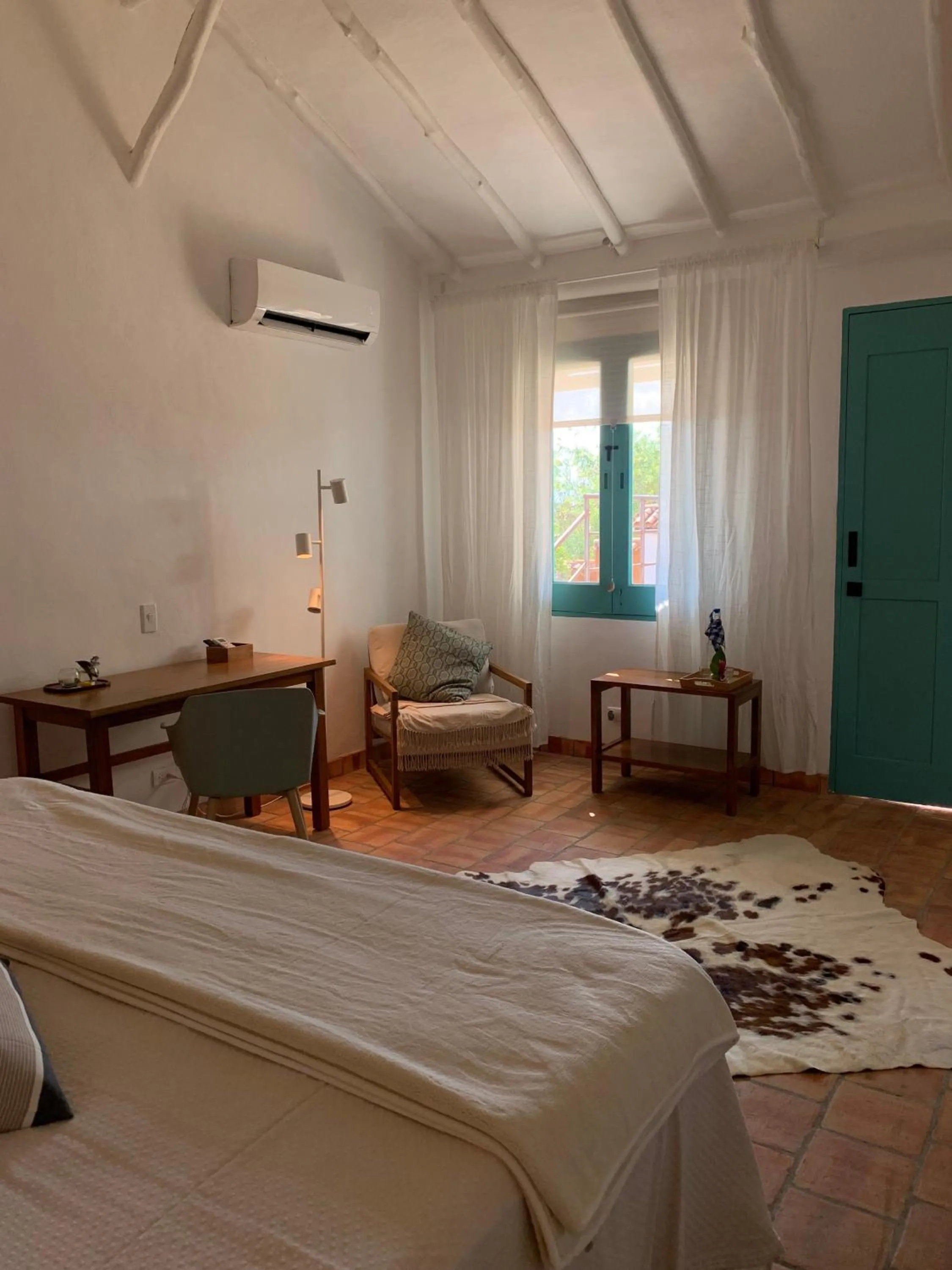 Bedroom, Bed in Casa Barichara Boutique