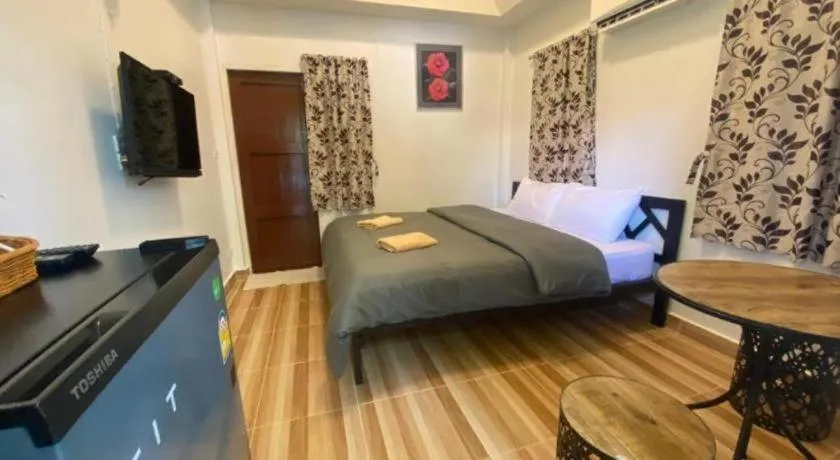 Bed in KK Riverside Resort