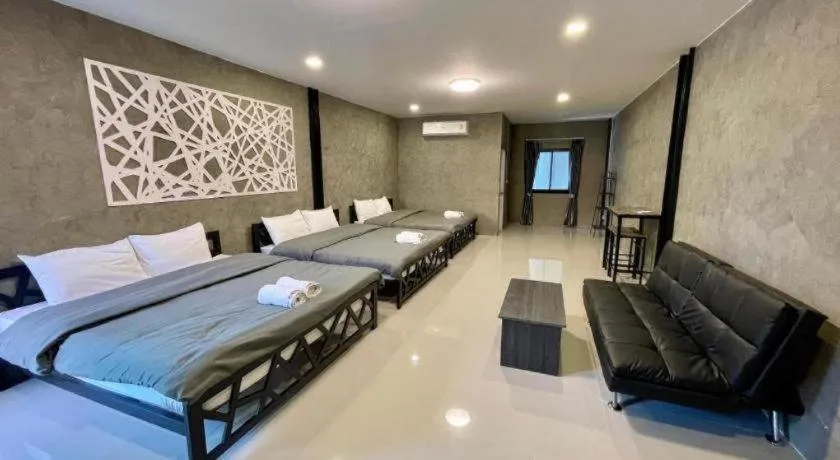 Bed in KK Riverside Resort