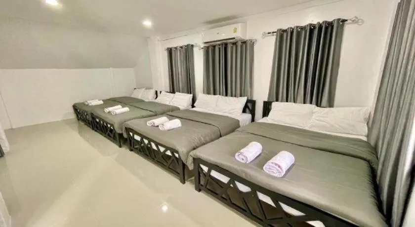 Bed in KK Riverside Resort