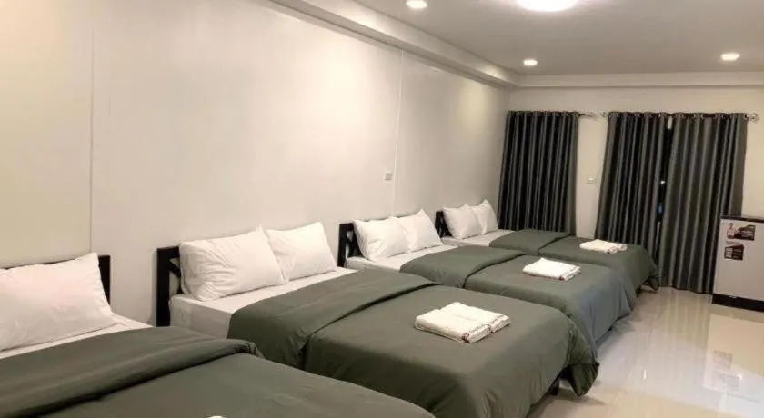 Bed in KK Riverside Resort