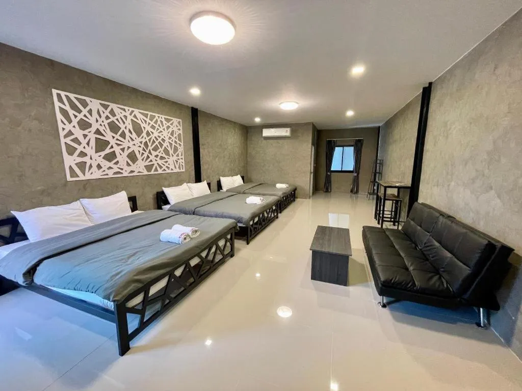 Bed in KK Riverside Resort