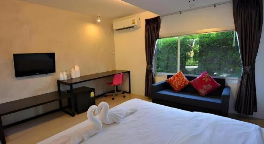 Bed in Sabye D Resort at Surat