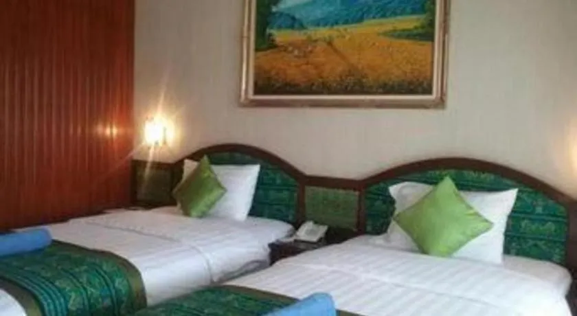 Bed in Parapat View Hotel