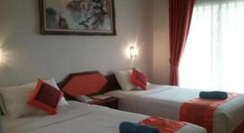 Bed in Parapat View Hotel