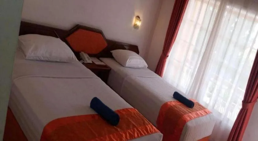 Bed in Parapat View Hotel