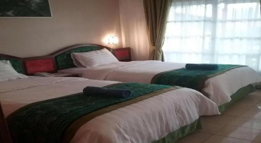 Bed in Parapat View Hotel