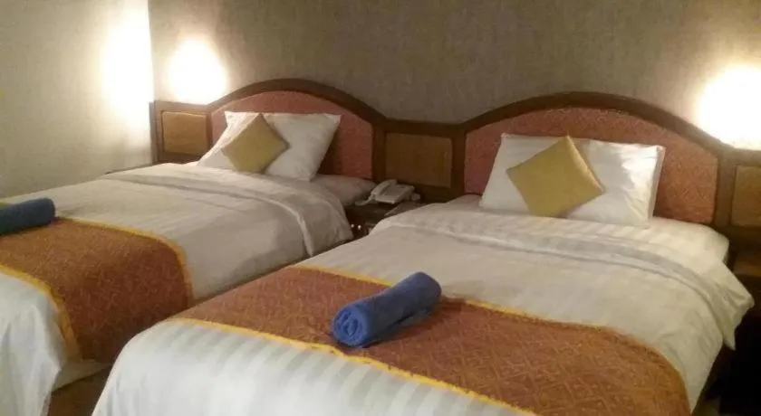 Bed in Parapat View Hotel