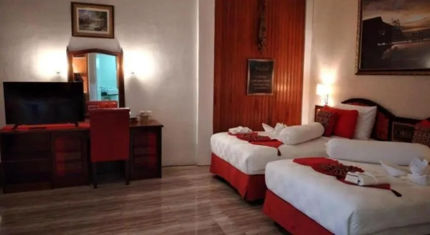 Bed in Parapat View Hotel