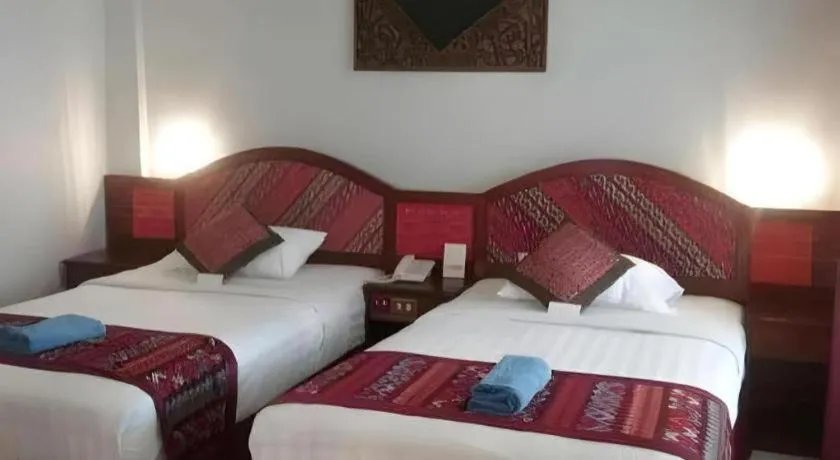 Bed in Parapat View Hotel