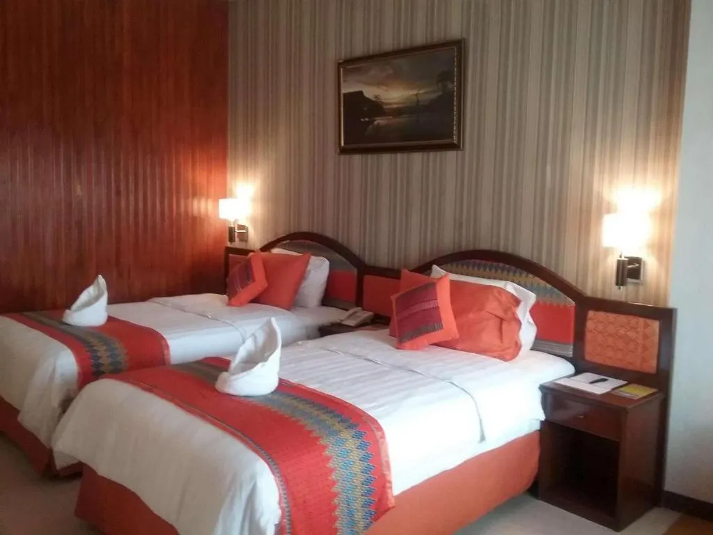 Bed in Parapat View Hotel