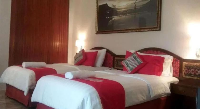 Bed in Parapat View Hotel