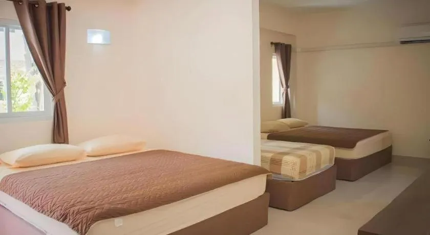 Bed in Romruedee Resort