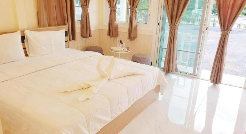 Bed in Castle House Resort