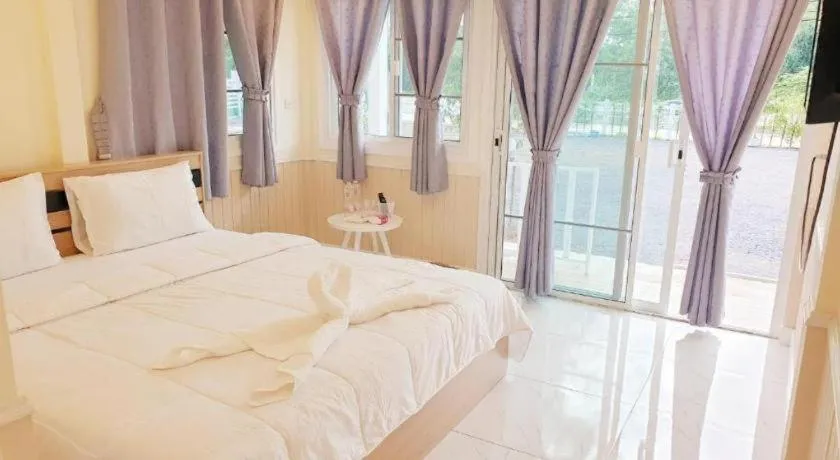Bed in Castle House Resort
