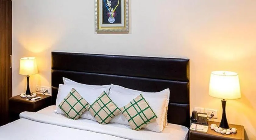 Bed in Pragati Green Meadows and Resort