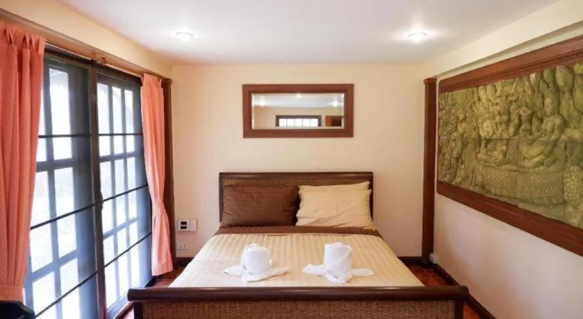 Bed in SailomResortKhaoyai