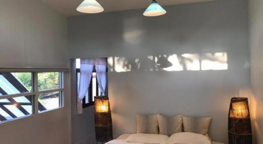 Bed in Baan Suan Amphawa