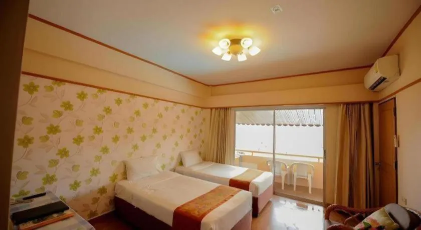 Bed in Haad Kaew Resort Songkhla