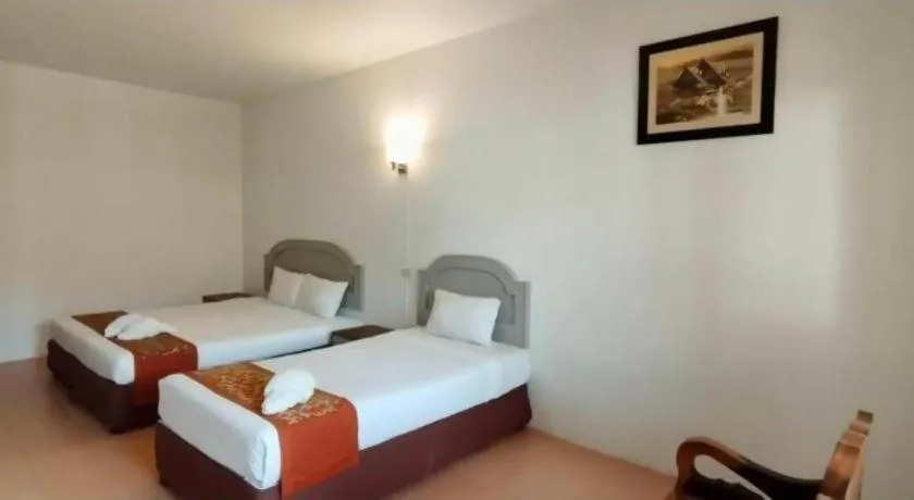 Bed in Haad Kaew Resort Songkhla