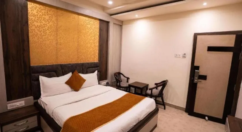 Bed in Hotel J.S. Residency