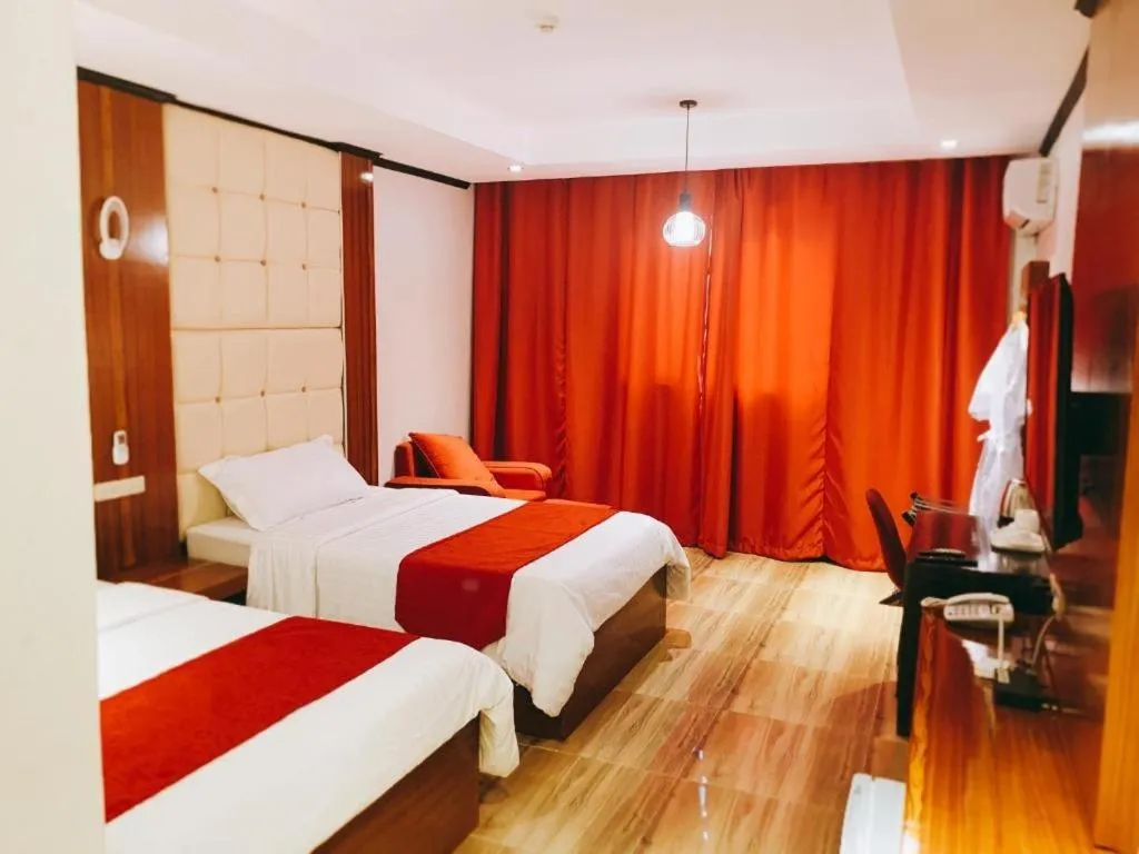 Bed in STARVIEW HOTEL AND RESORT