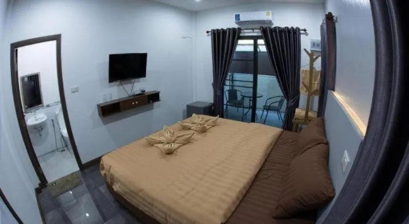 Bed in Kangban Resort