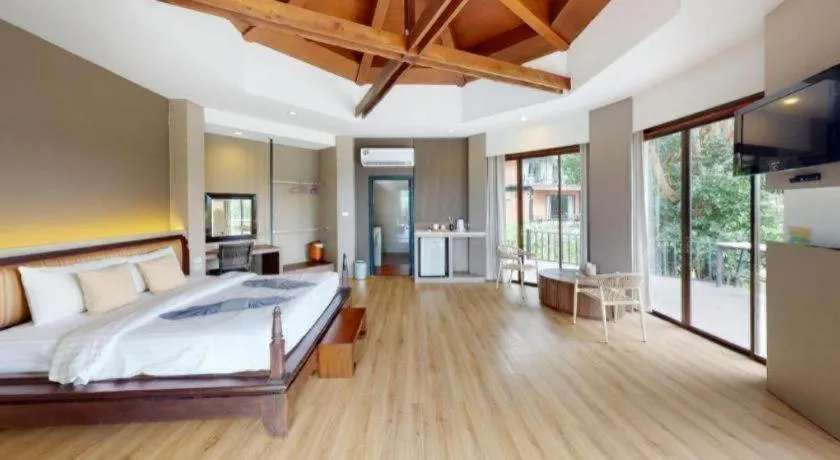 Bed in Dern Din Du Dao Resort