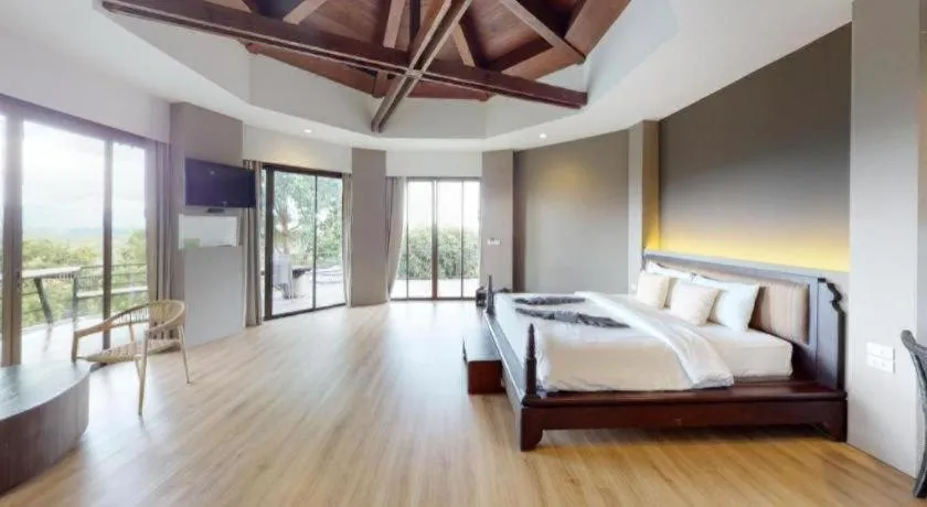 Bed in Dern Din Du Dao Resort