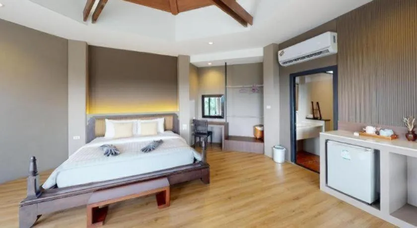 Bed in Dern Din Du Dao Resort