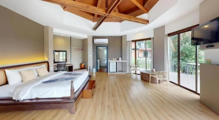 Bed in Dern Din Du Dao Resort