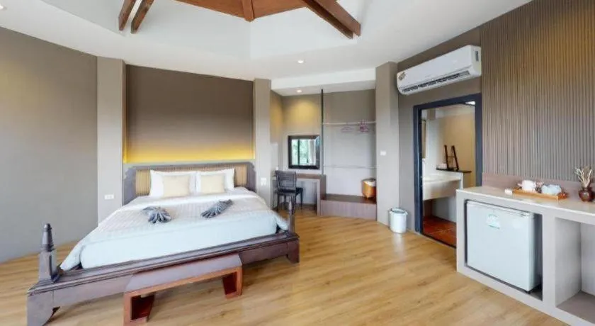 Bed in Dern Din Du Dao Resort