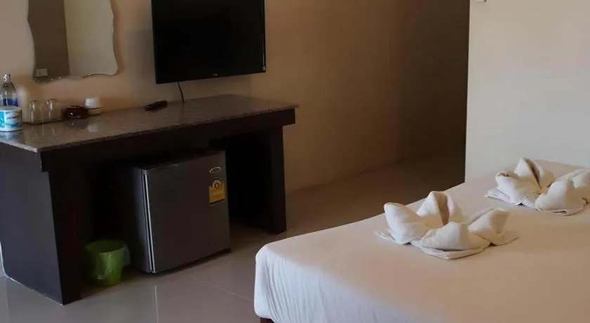 Bed in Surintara Resort