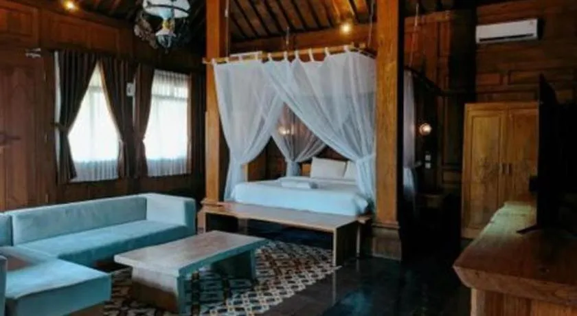 Bed in ONO JOGLO RESORT AND CONVENTION JEPARA