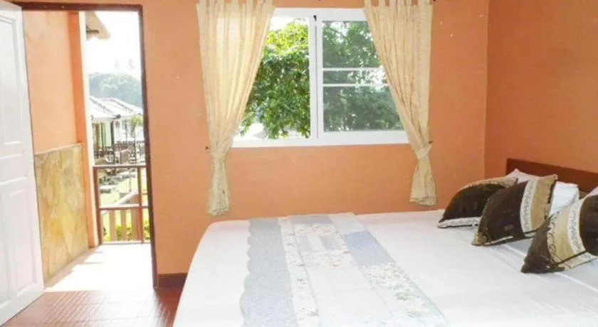 Bed in Bambooya Resort