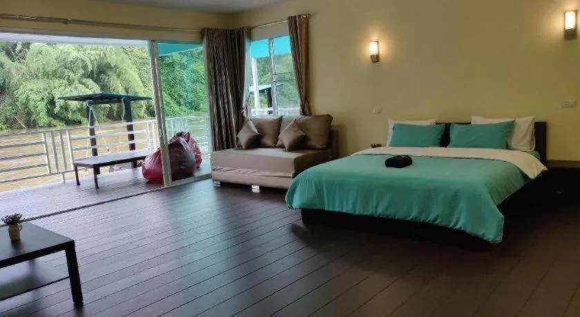 Bed in The Green House Kanchanaburi