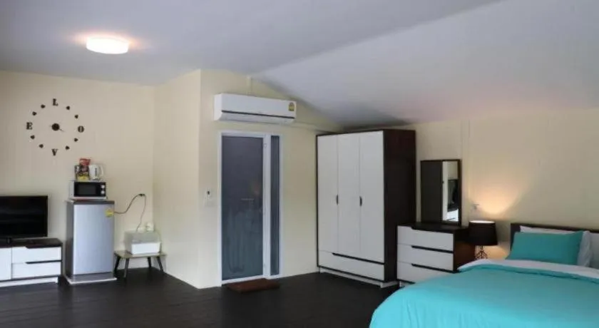 Bed in The Green House Kanchanaburi