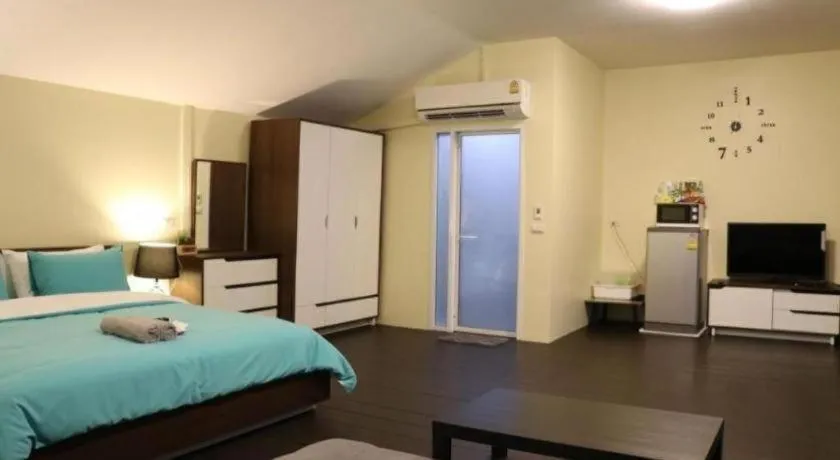 Bed in The Green House Kanchanaburi