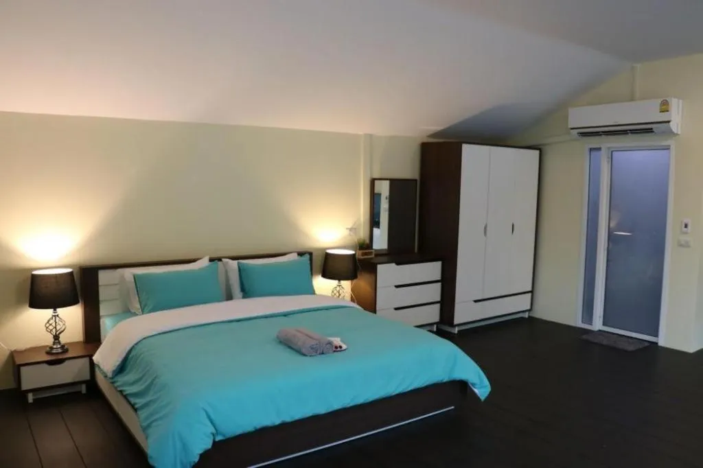 Bed in The Green House Kanchanaburi