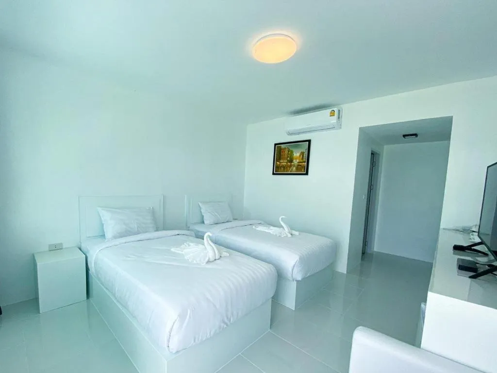 Bed in The White Resort