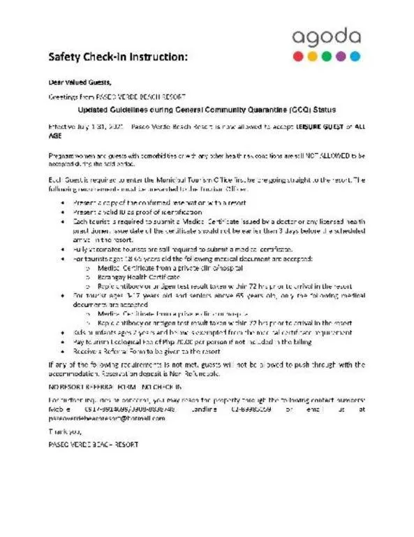 Paseo Verde Beach Resort