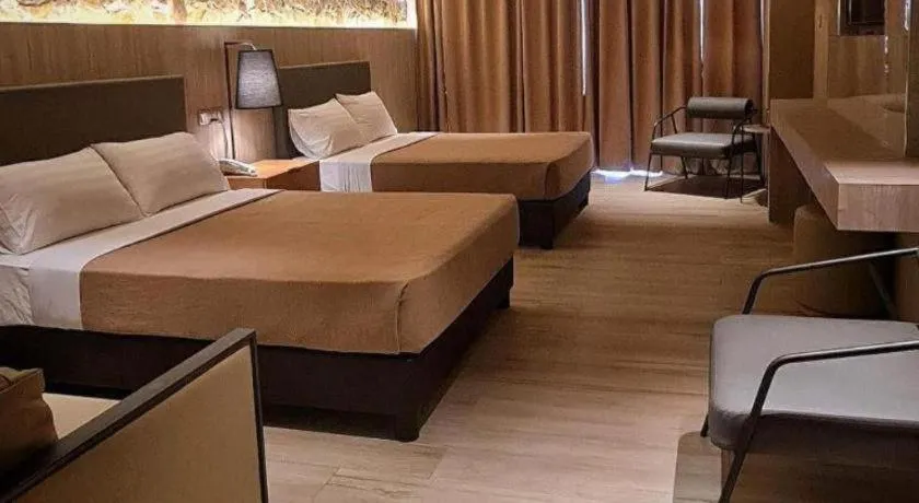 Bed in Baguio Palace Hotel