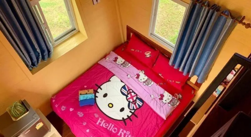 Bed in Mid-Mountain Home